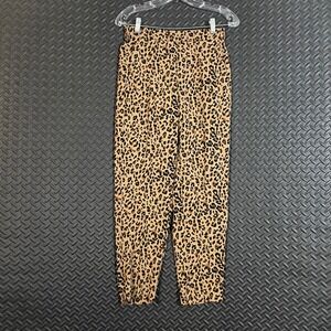 J. Crew Jamie Pants Leopard Print High Rise‎ Ankle Casual Women's Size 0